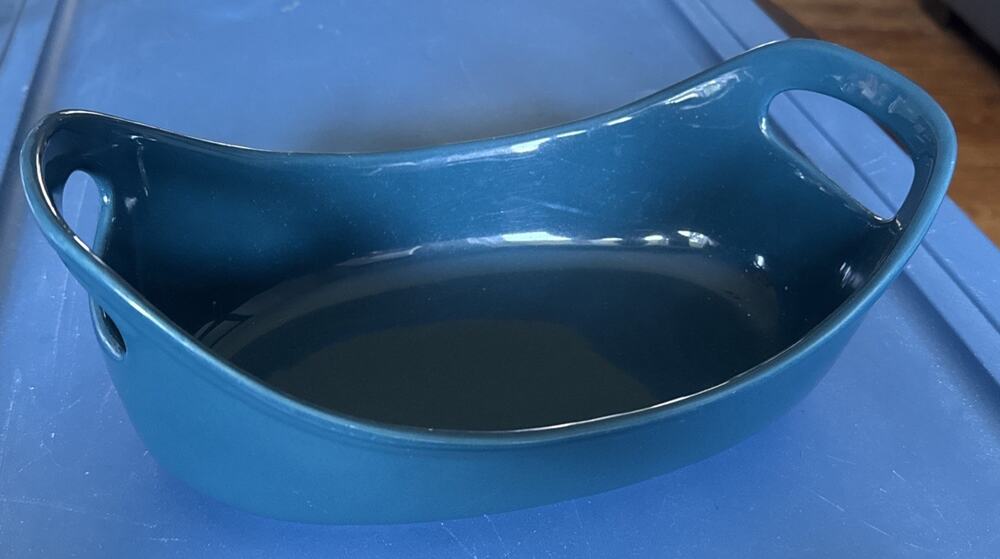 Vintage Rachael Ray 1.25 Quart Stoneware Ovenware Baking Dish ~ 11 3/4" x 7.0"